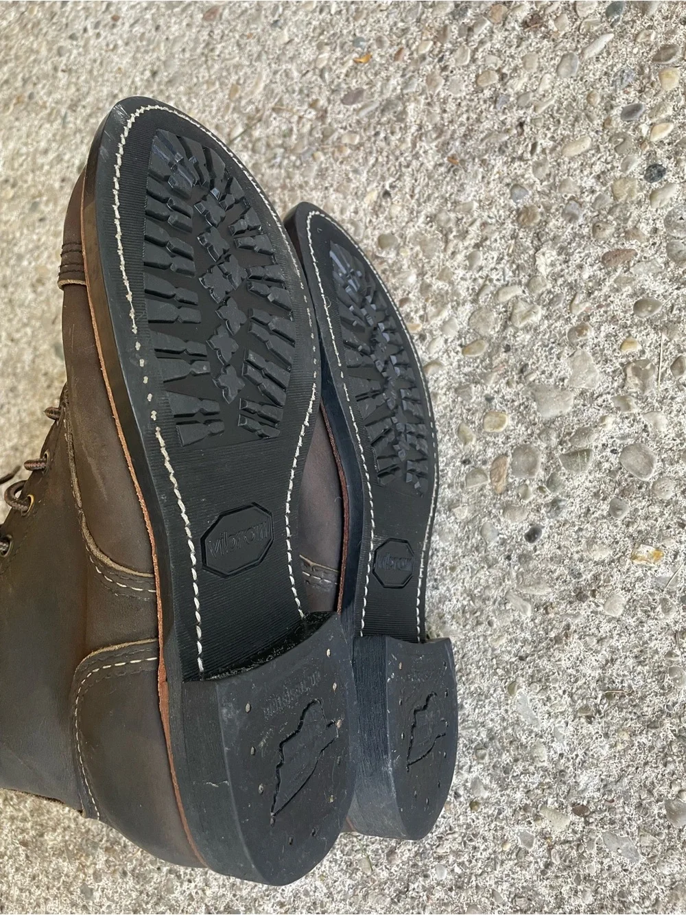 Red Wing Iron Ranger 8086 Charcoal Rough and Tough US 7.5 D No Steel Toe